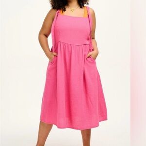 Pink Gauze Dress